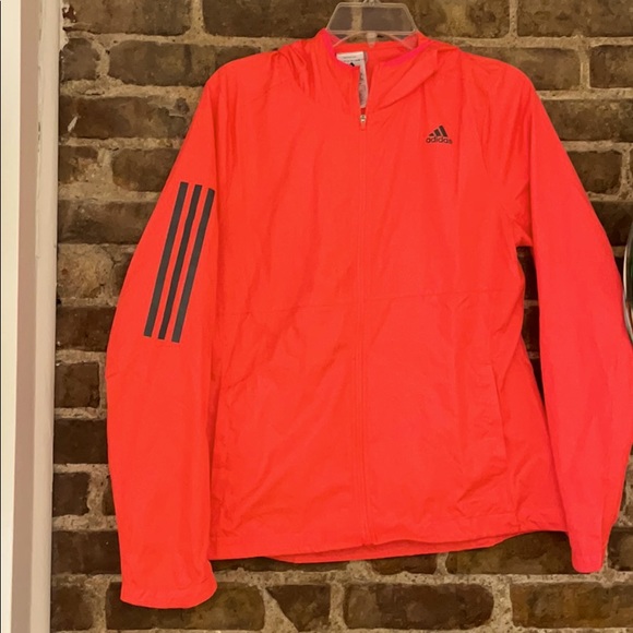 adidas Jackets & Blazers - Adidas bright reflective running jacket